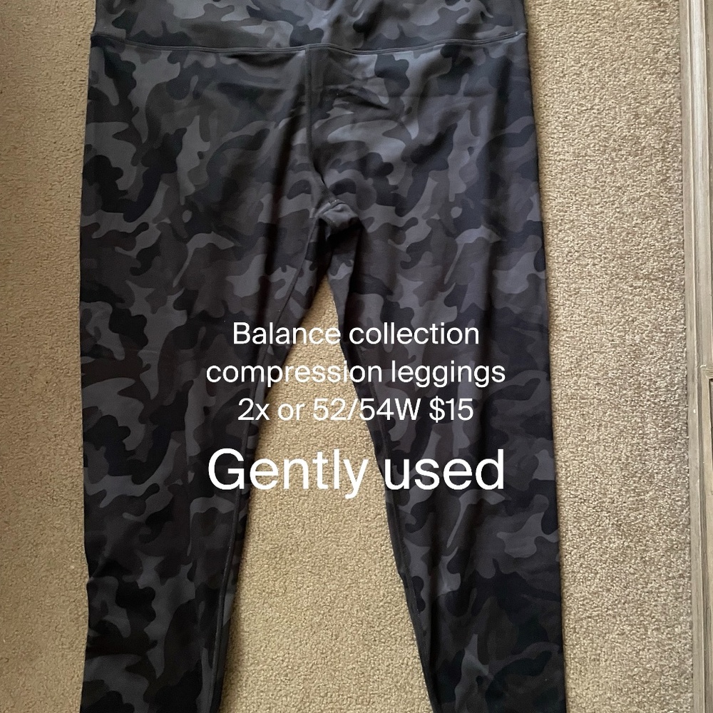 Plus size compression leggings